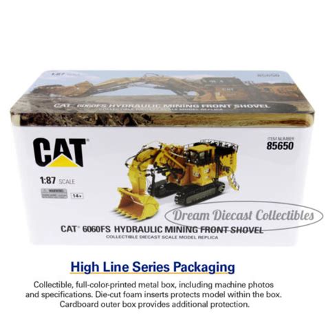 1 87 Cat Caterpillar 6060 Fs Hydraulic Mining Front Shovel Diecast Masters 85650 Ebay