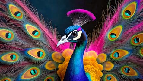 peacock fowl bird animal color  stock photo public domain pictures