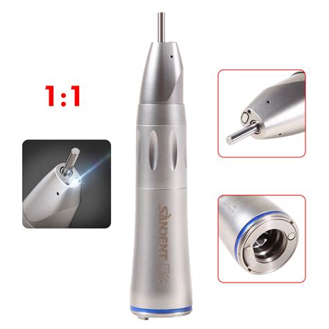 Dental Led Optic Surgical Straight Inner External Spray Handpiece