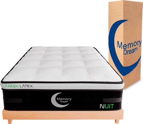 Memory Dream Colch N Matrimonial Memory Foam Nuit Fresh L Tex Tela