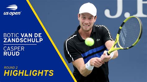 Botic Van De Zandschulp vs Casper Ruud Highlights | 2021 US Open Round 2