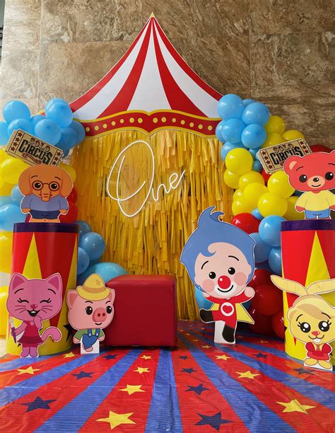 Decoración Circo Plim Plim Fiestas tematicas para niños Decoracion