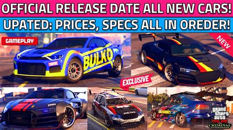 Update All Unreleased Drip Feed Cars Release Date Prices Gta Online