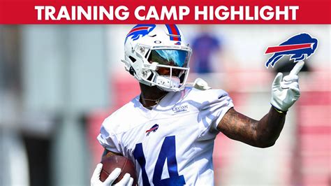 Training Camp Highlight Josh Allen Finds Stefon Diggs For The Deep Pass