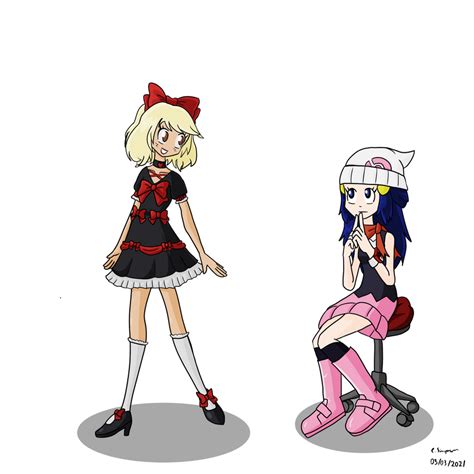 Ashley And Dawn By Playererror404 On Deviantart