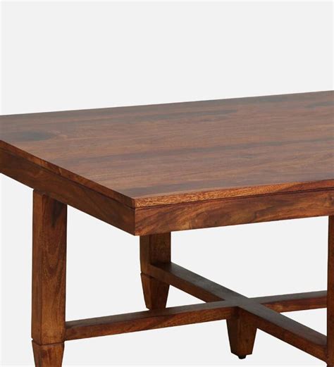 Buy Rezzan Sheesham Wood Nesting Coffee Table Set In Honey Oak Finish