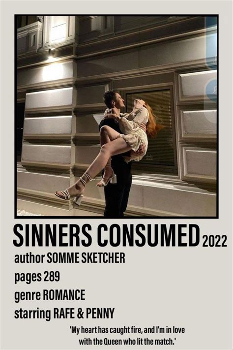 Sinners Consumed polaroid poster. | Fiction books worth reading, Romance series books, Dark ...