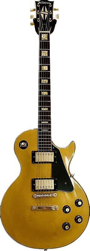 Ventura V 2500 Les Paul Style Gold Top Guitar Mij Pre Lawsuit Reverb