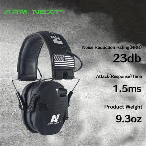 DulEarmuffs Casque Actif Pour Le Tir Protection Auditive Lectronique