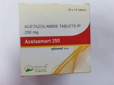 Acetasmart Acetazolamide 250 Mg Tablets Prescription Treatment Glucoma At Rs 68 Box In Nagpur