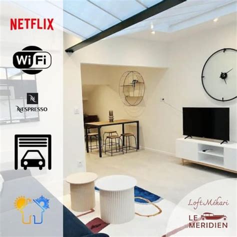 Loft Méhari Le Méridien à Charbonnière Les Bains Parking Netflix