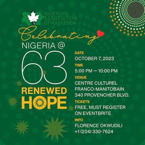 Nigerian Independence Day Celebration Nigerian Association Of