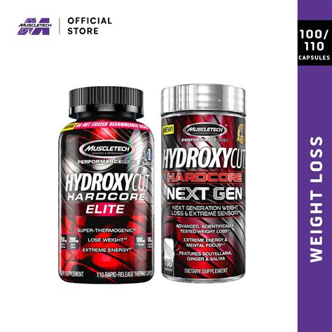 MuscleTech Hydroxycut Hardcore 100 Capsules Shopee Singapore