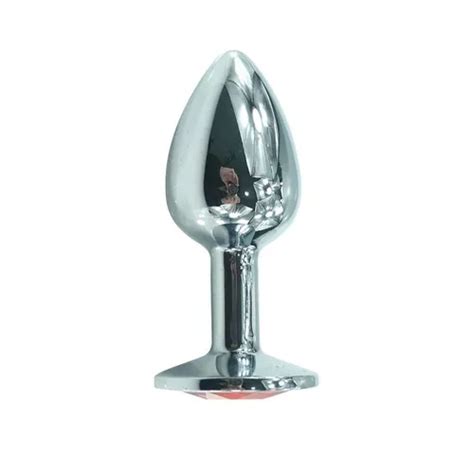 Consolador Plug Anal Dilatador Acero Inoxidable Strass X Env O Gratis