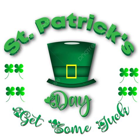 St Patricks Day Vector Art Png Hand Drawn St Patricks Day Clover