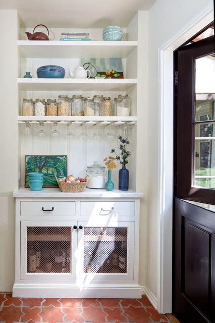 Open Kitchen Pantry Shelving Design Ideas