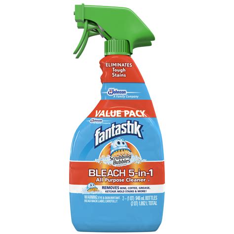 Fantastik All Purpose Cleaner With Bleach Value Pack 2 Count 32