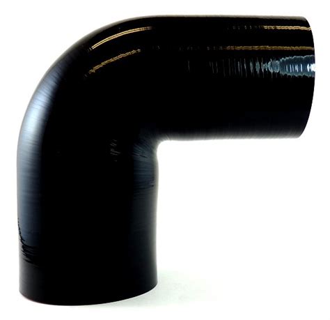 Silicone 90 Degree Reducing Elbow 35 To 3 Id Gloss Black Intake Hoses