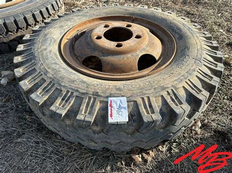 1 900 20 Tire On 5 Hole Rim Musser Bros Inc