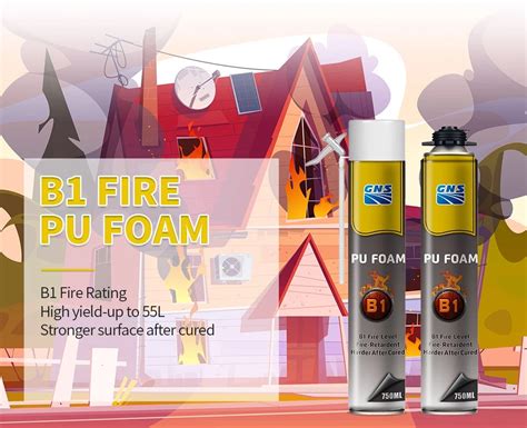 Europe Standard Din Certificated Fire Resistant Polyurethane Foam