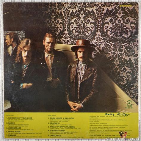 Cream Best Of Cream 1969 Vinyl Lp Compilation Stereo