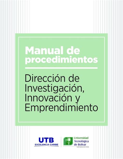 Pdf Manual De Procedimientos Manual De