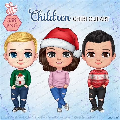 Children Clipart Kids Clipart Grandkids Clipart Cute Clipart Chibi