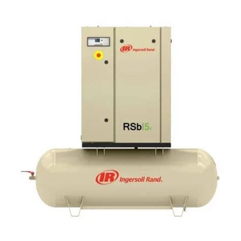 5 Hp 20 Cfm Ingersoll Rand Oil Flooded Rotary Screw Compressors Discharge Pressure 13 Psi At