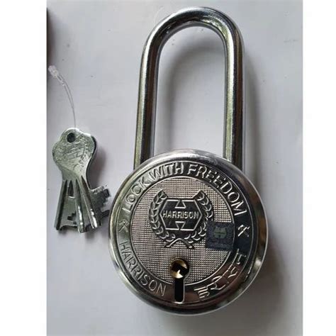 With Key Harrison Long Shackle Pad Lock Home Padlock Size Mm At