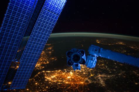 City Lights At Night Astronaut S Amazing View From Space Space