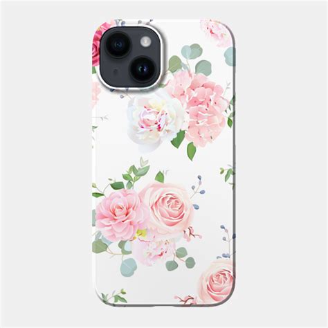 Pink Floral Pattern - Pink Floral - Phone Case | TeePublic