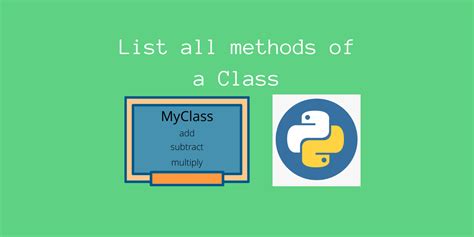 How To Find All The Methods Of A Given Class In Python Askpython