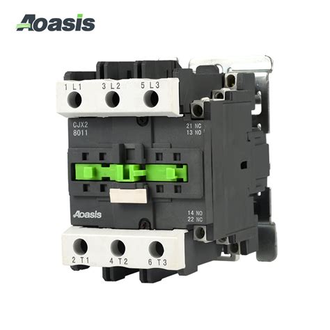 Aoasis Cjx2 8011 1no 1nc Contactor Ith 110A 3 Pole 3 Phase 440V 80