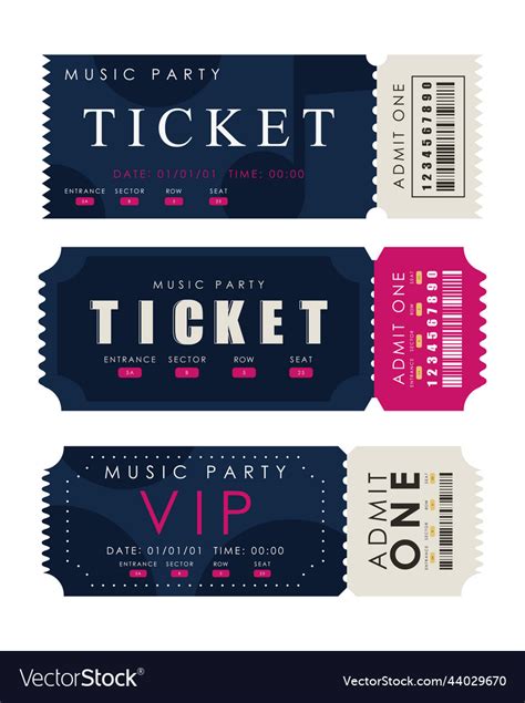 Party Ticket Design