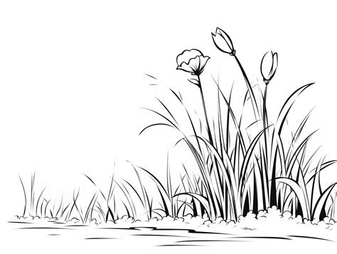 Colorful Grass Coloring Page - Coloring Page