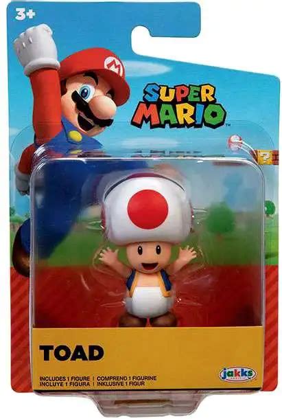 World Of Nintendo Super Mario Wave 28 Toad 2 5 Mini Figure Red Jakks