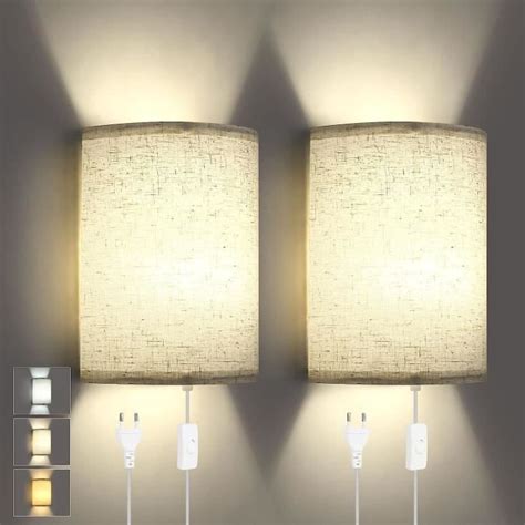 Lot De 2 Applique Murale Dimmable Lampe Murale À Bras Long Balançoire