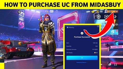 HOW TO PURCHASE UC IN PUBG MOBILE HOW TO PURCHASE UC FROM MIDASBUY