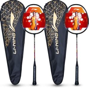 LI NING Smash XP 777 Pro Badminton Rackets Set Of 2 2 Full Covers