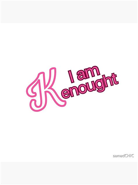 I Am Kenough Cute Pinky Funny I Am Kenough Tote Bag