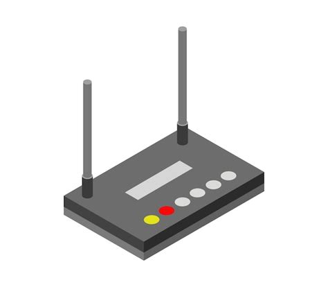 Premium Vector Isometric Router