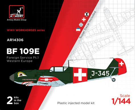 Plastic Model Messerschmitt Bf E Foreign Service Aces Pt