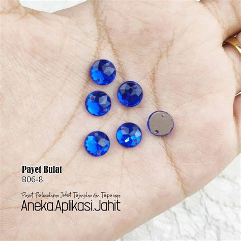 100 BIJI BATU BULAT 8 MM MOTE BATU DIAMOND RESIN PAYET KRISTAL AKRILIK