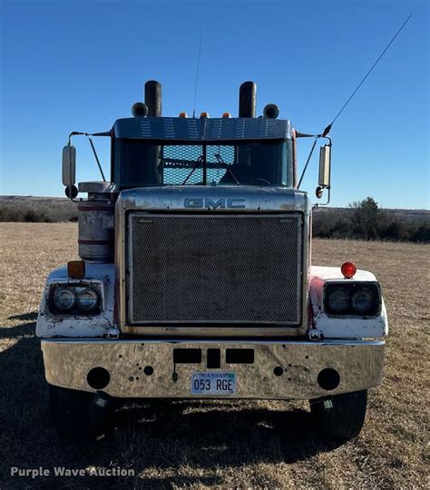 1980 Gmc General Semi Truck In Saint George Ks Item Nf9350 For Sale Purple Wave