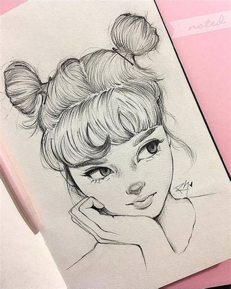 Dibujo Chica A Lapiz Dibujos Realistas A Lapiz Arte Dibujos En L Piz