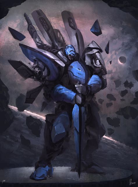 Blue Sentry by Juhupainting on DeviantArt