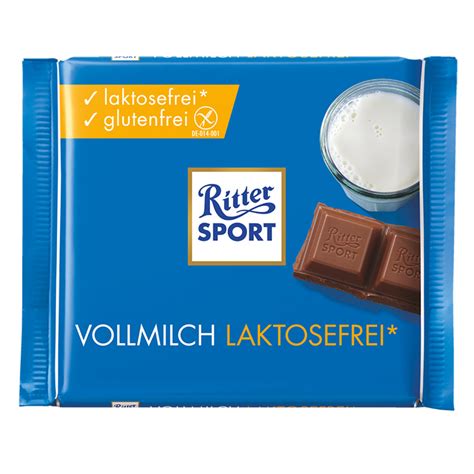 Ritter Sport Vollmilch Laktose Und Glutenfrei 100g Tafel Online Kaufen