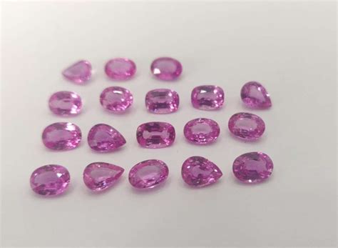 Wholesale Pink Sapphire gemstones from our gems factory