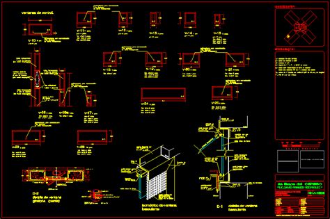 Detalles Puertas Y Ventanas En Autocad Librer A Cad