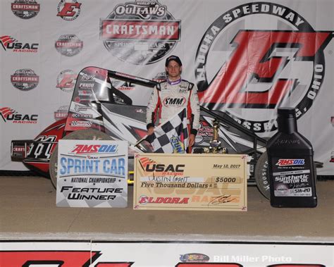 Grant Wins Usac Sprint Car Feature At Eldora Tjslideways